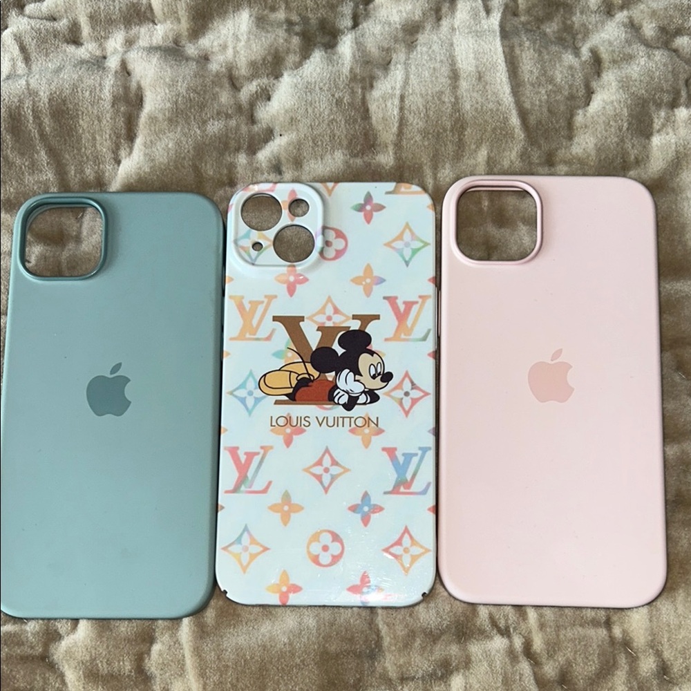 Lot of three iPhone 14 Plus cases two are apple